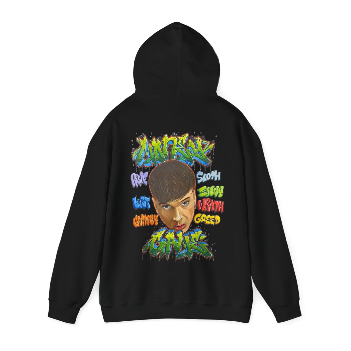 RikaShae Front Money Game Back Hoodie